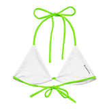 Neon Green String Bikini Top-Coastal Cool