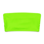 Neon Green Tube Bikini Top-Coastal Cool