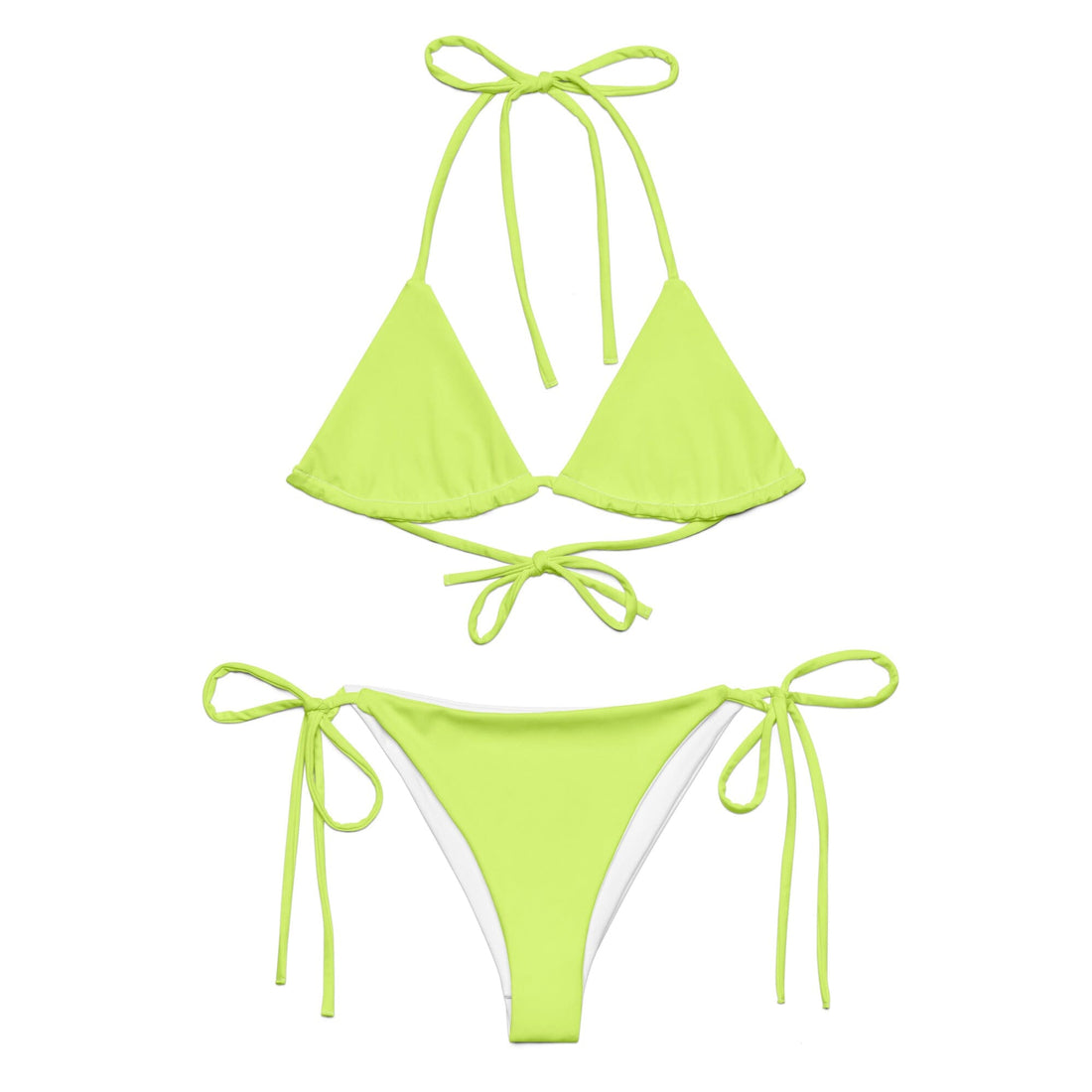 Neon Yellow Bikini-Coastal Cool