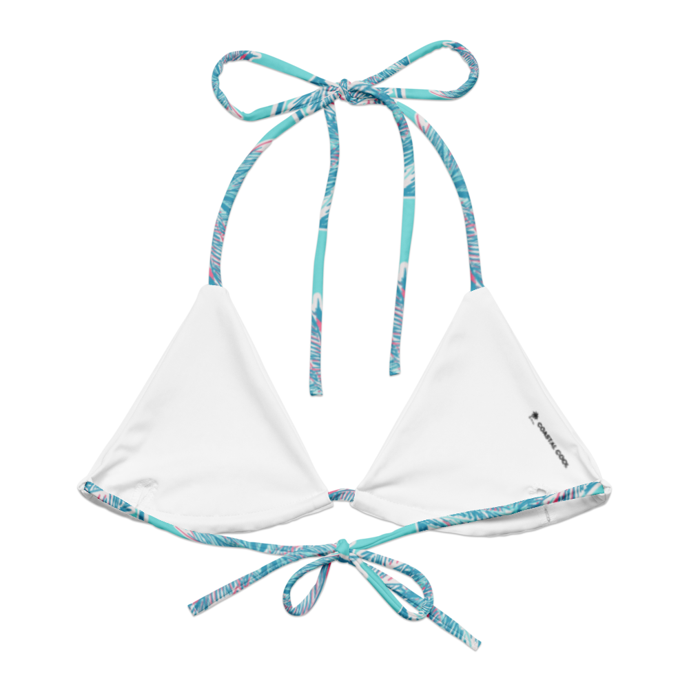 Ocean Drive String Bikini Top-Coastal Cool