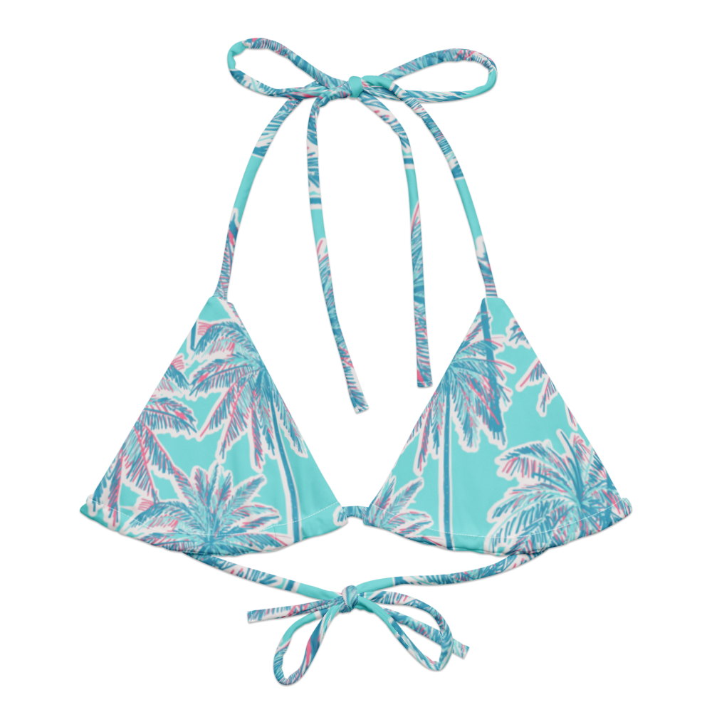 Ocean Drive String Bikini Top-Coastal Cool