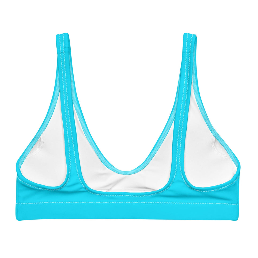 Ocean Solid Bikini Top-Coastal Cool-Recycled Swimsuits and Beachwear