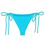 Ocean Solid String Bikini Bottom-Coastal Cool