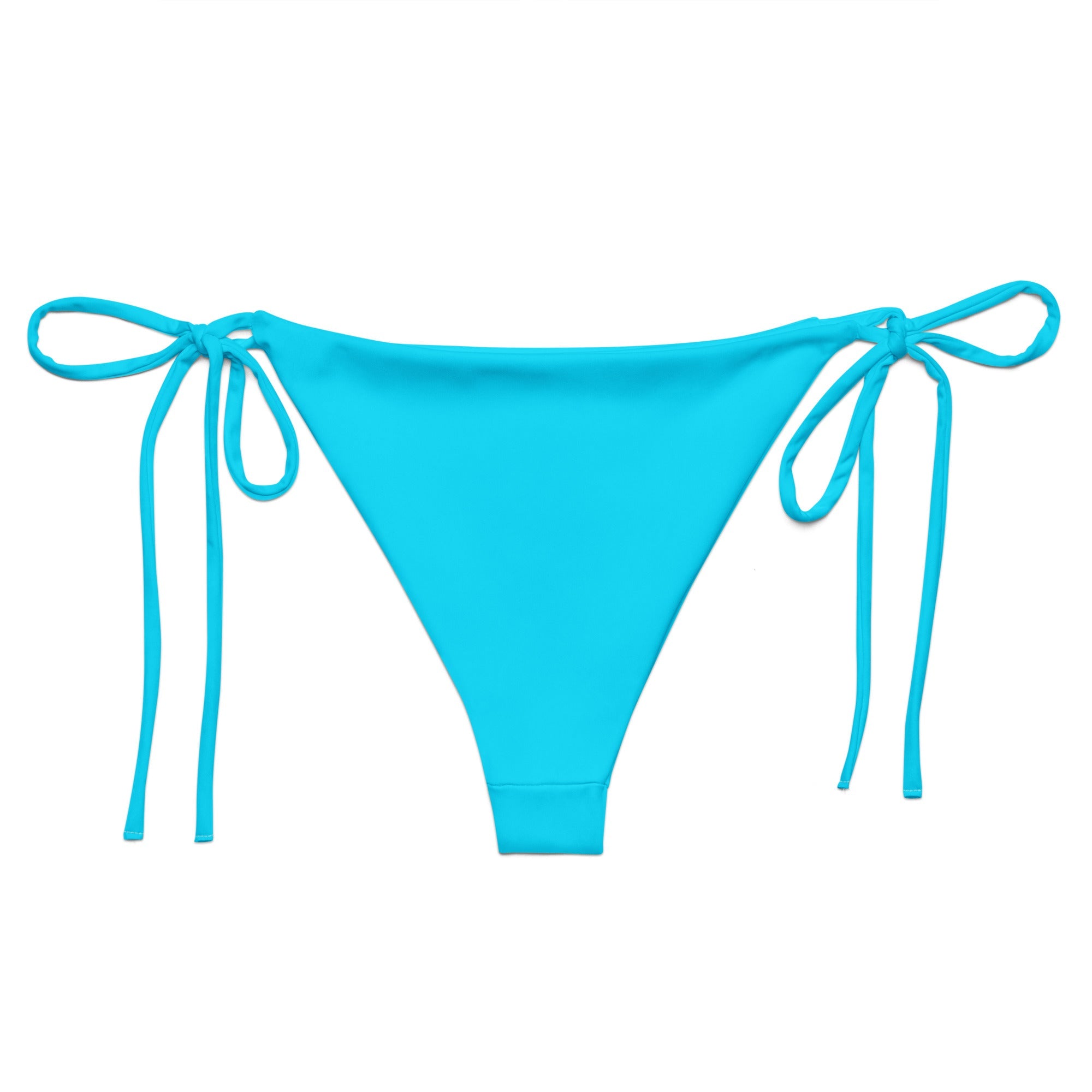 Oceans String Ocean Solid String Bikini Bottom – Coastal Cool