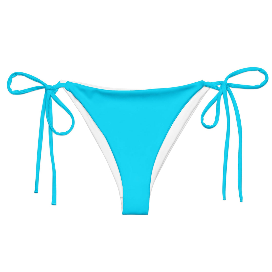 Ocean Solid String Bikini Bottom-Coastal Cool