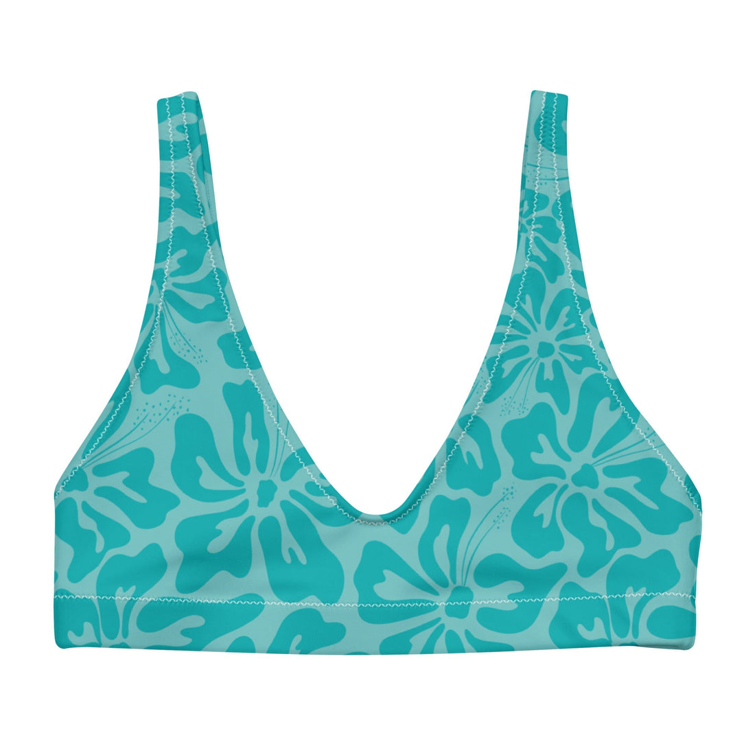 Pacific Paradise Bikini Top-Coastal Cool