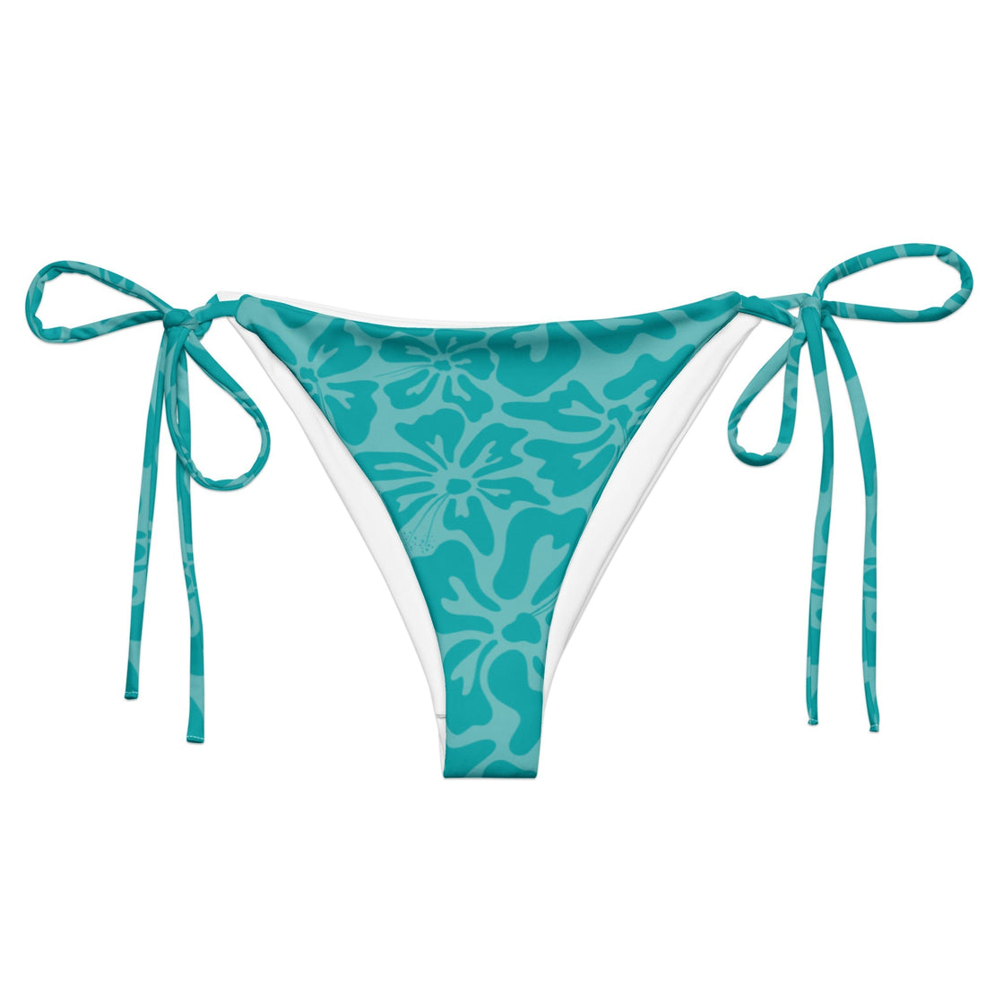 Pacific Paradise String Bikini Bottom-Coastal Cool