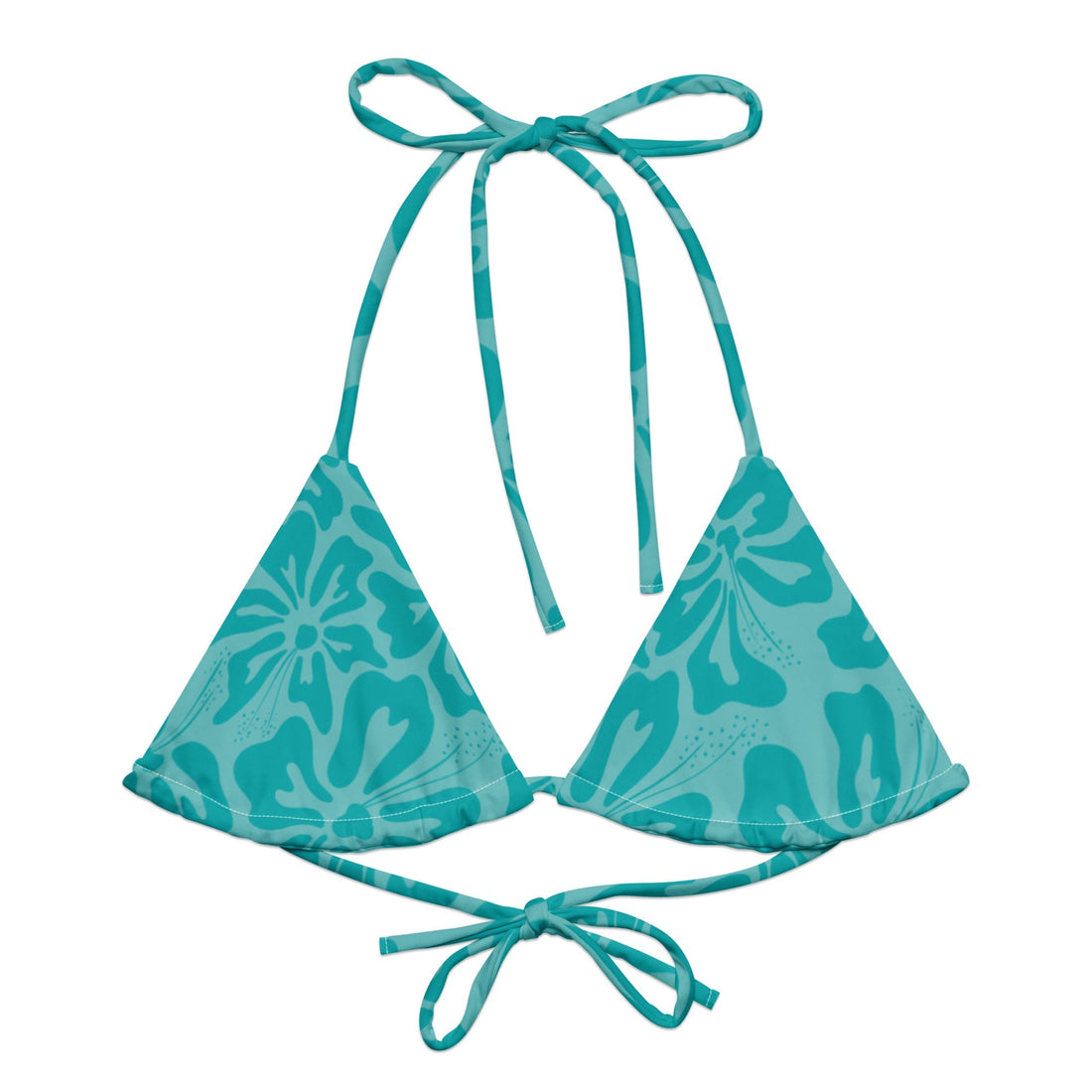 Pacific Paradise String Bikini Top-Coastal Cool