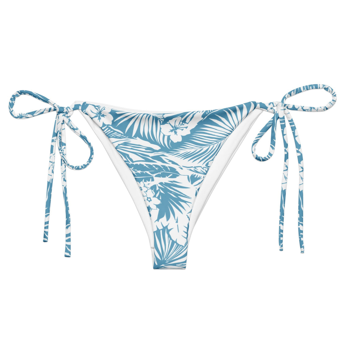 Palm Ave String Bikini Bottom-Coastal Cool