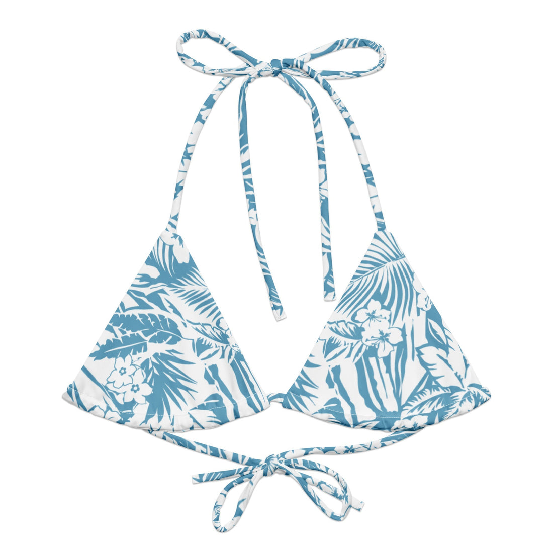 Palm Ave String Bikini Top-Coastal Cool