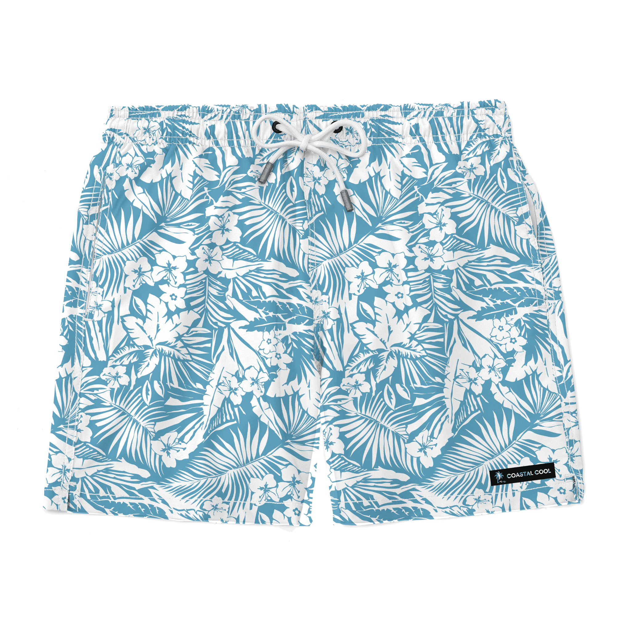 Palm Ave Swim Trunks-Coastal Cool