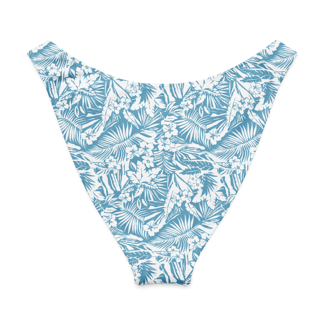 Palm Ave V-Waist Bikini Bottom-Coastal Cool