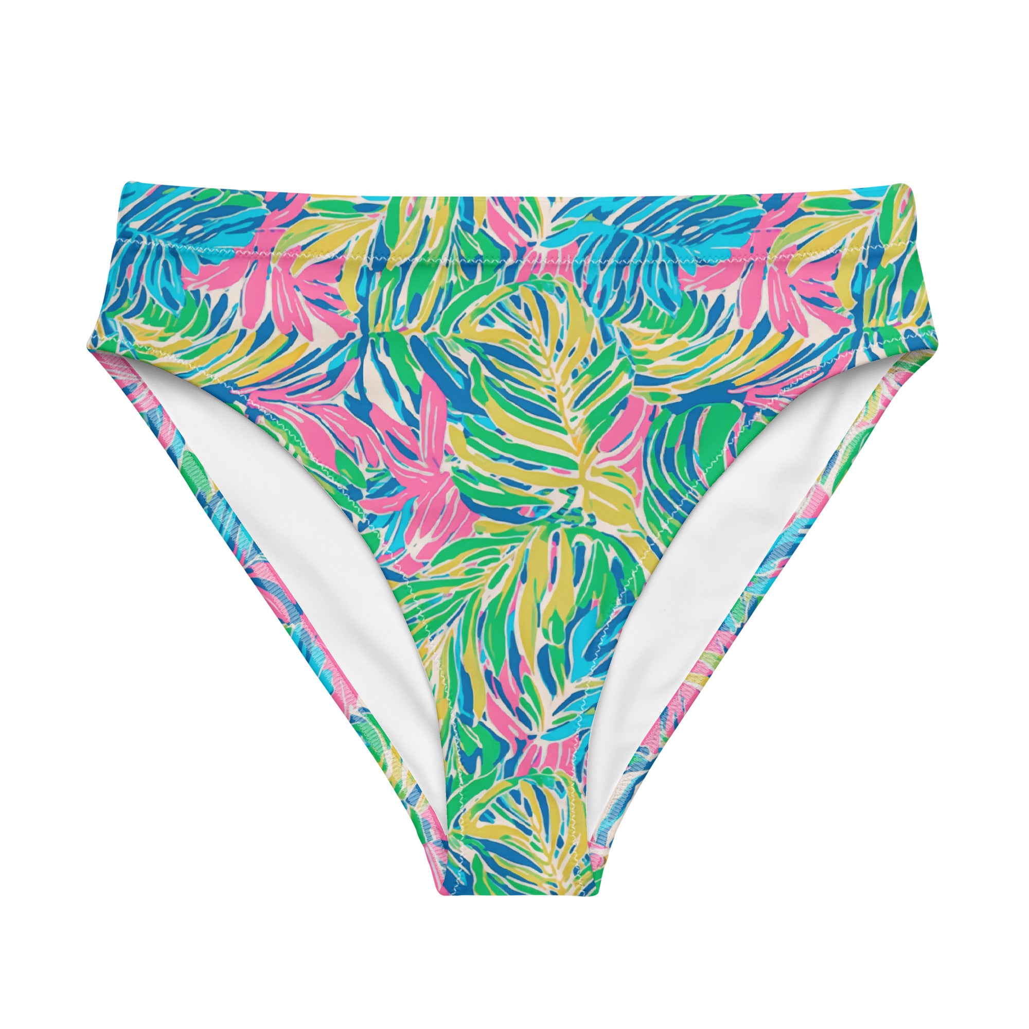 Palm Haven Bikini Bottom-Coastal Cool