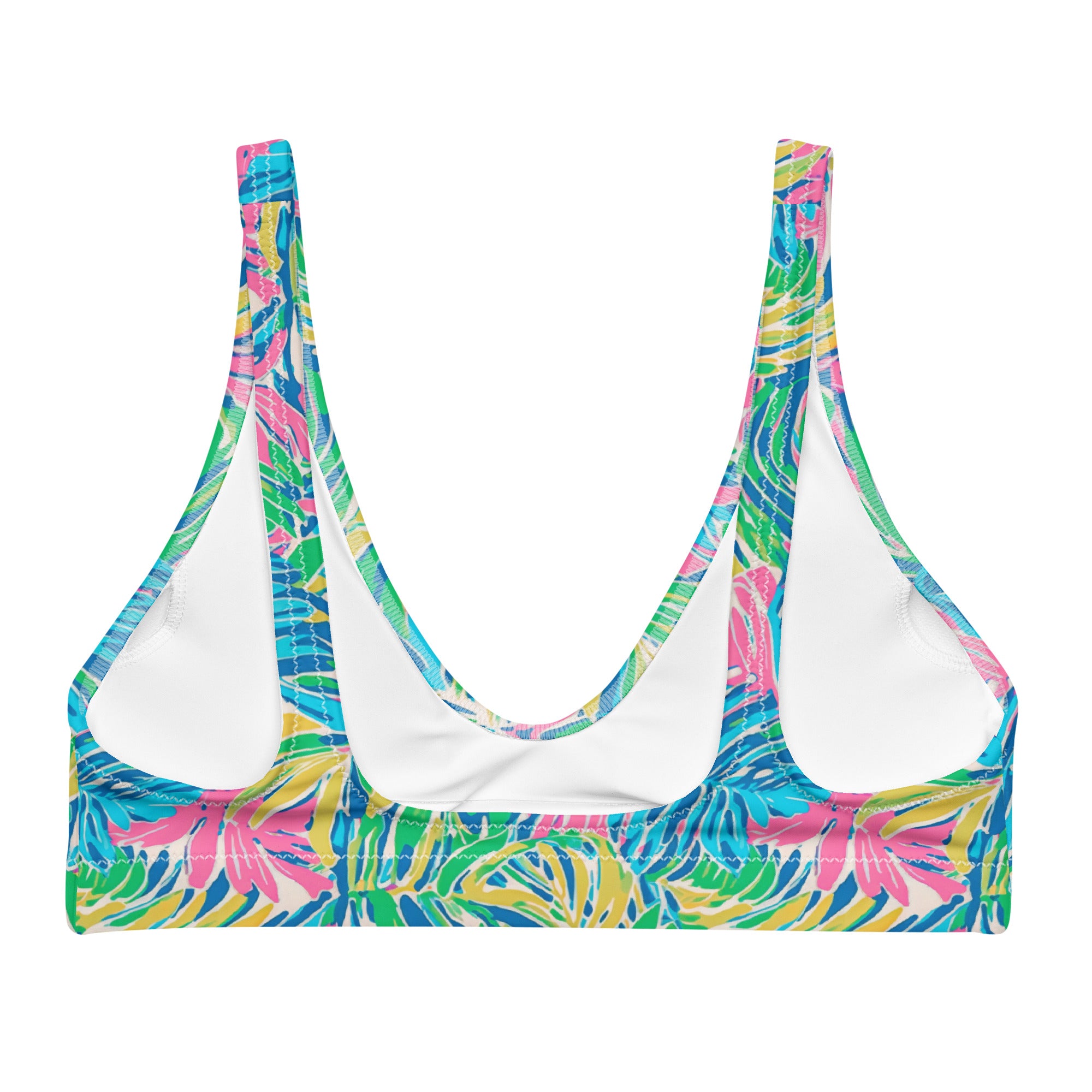 Palm Haven Bikini Top-Coastal Cool