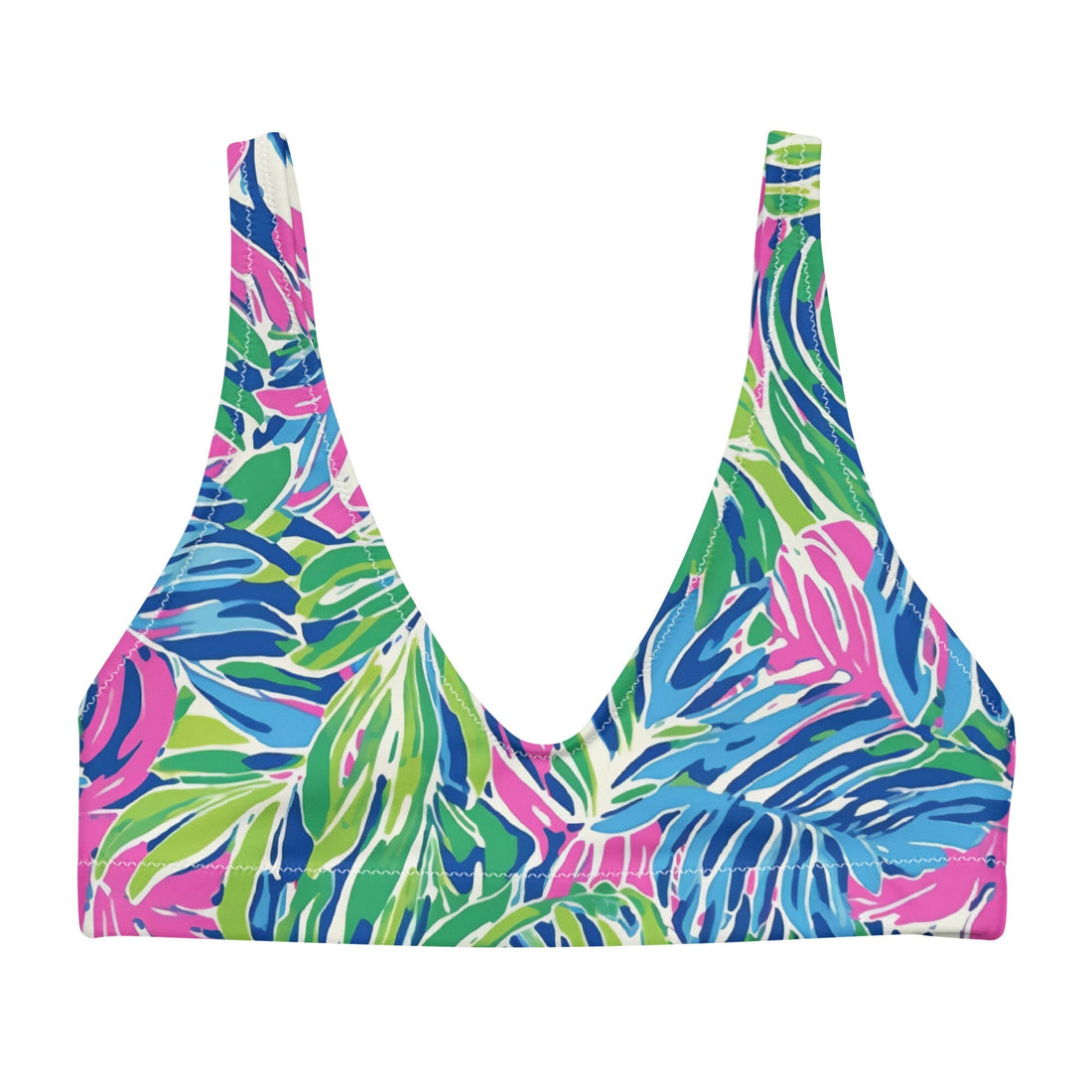 Palm Haven Bikini Top-Coastal Cool