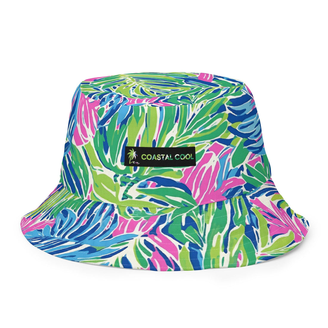 Palm Haven Bucket Hat-Coastal Cool