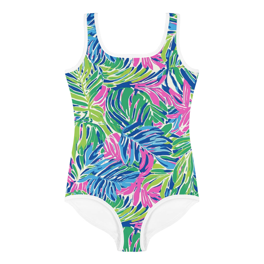 Palm Haven Kid's One-Piece-Coastal Cool