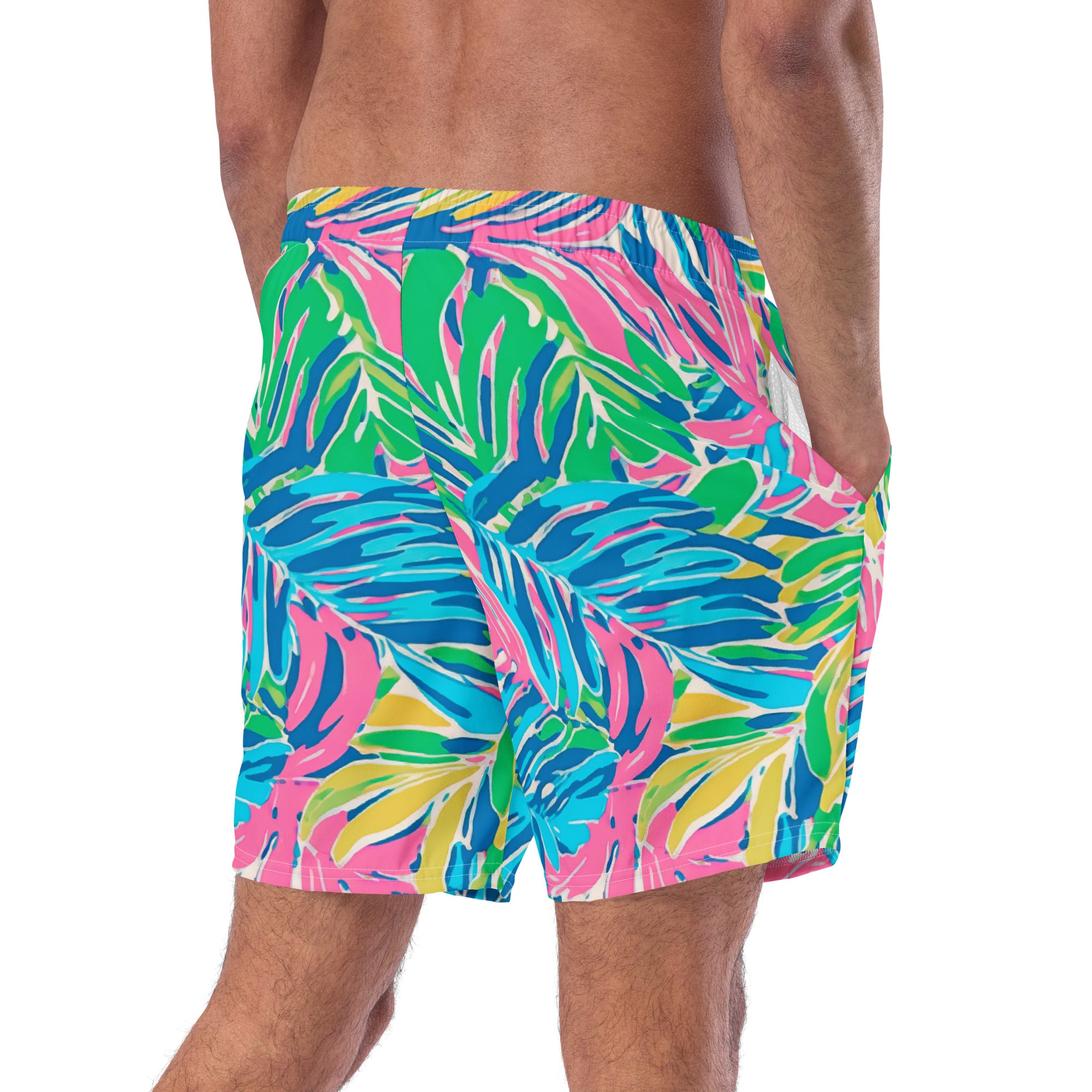 Palm Haven Swim Trunks-Coastal Cool-2026-V1