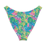 Palm Haven V-Waist Bikini Bottom-Coastal Cool