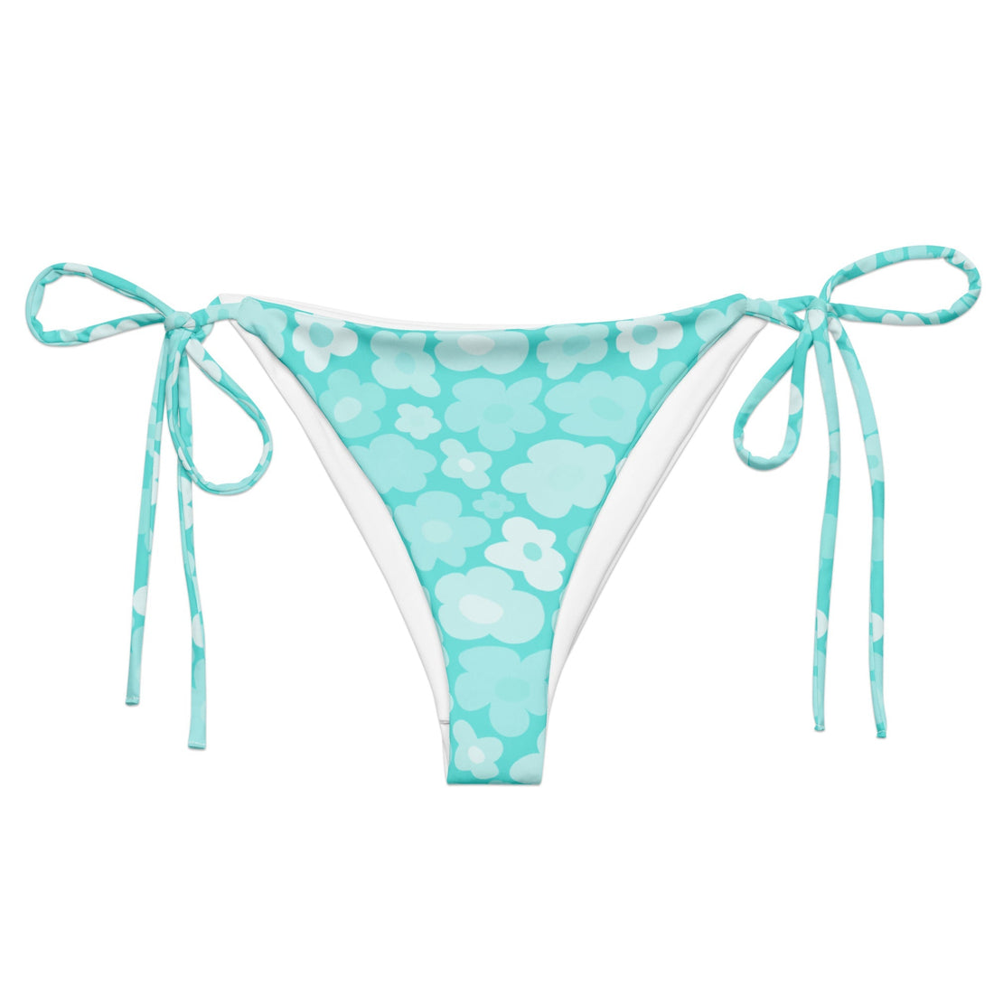 Palma String Bikini Bottom-Coastal Cool