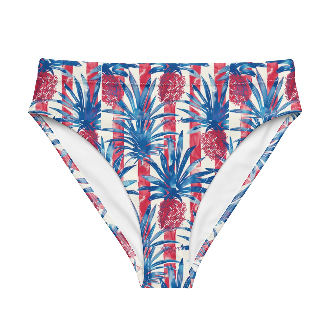 Patriotic Paradise Bikini Bottom-Coastal Cool-Recycled Swimsuits and Beachwear