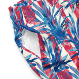 Patriotic Paradise Swim Trunks-Coastal Cool