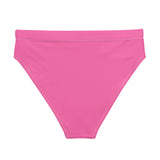Pink Solid Bikini Bottom-Coastal Cool