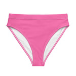 Pink Solid Bikini Bottom-Coastal Cool