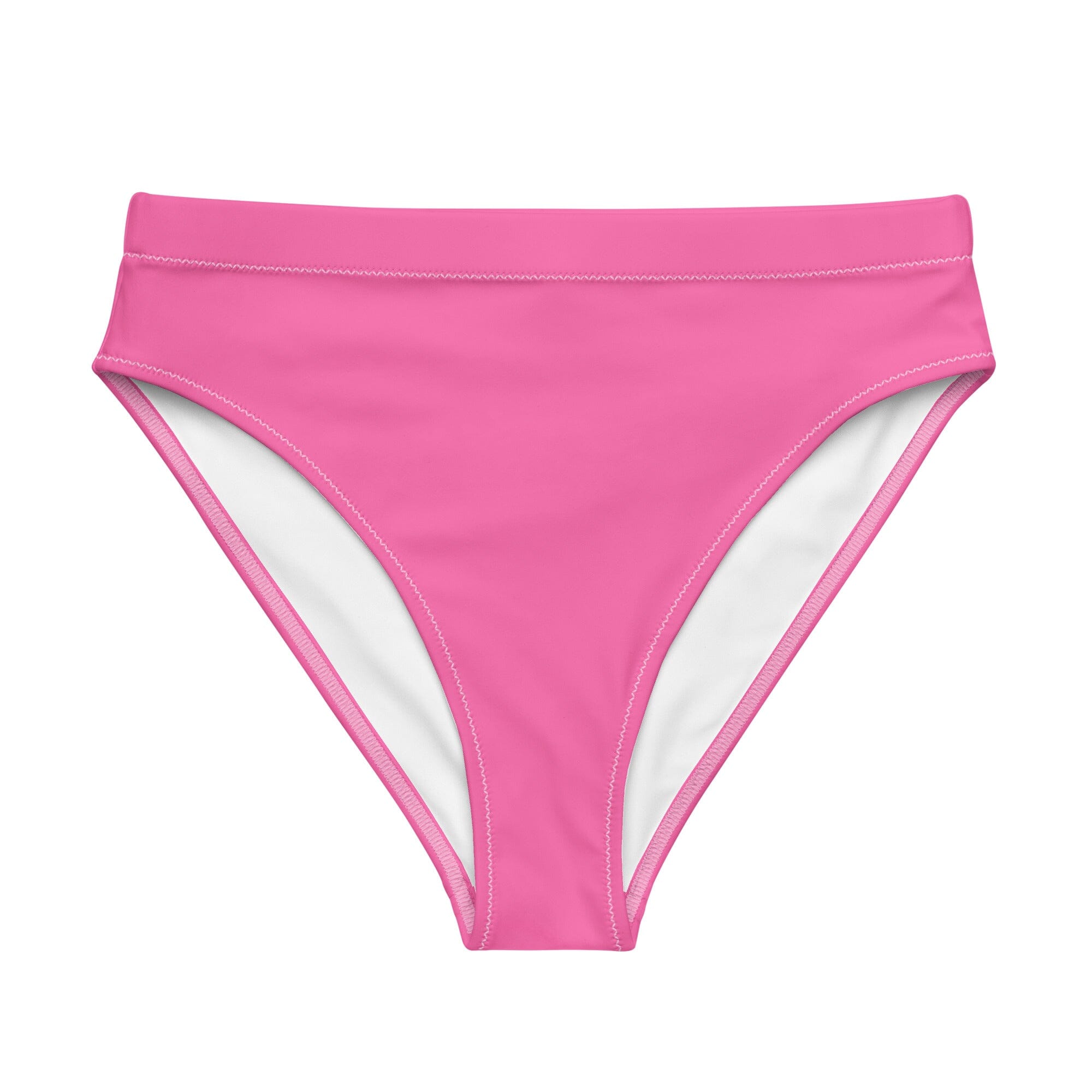 Pink Solid Bikini Bottom-Coastal Cool