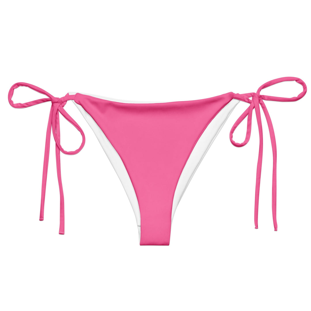 Pink Solid String Bikini Bottom – Coastal Cool
