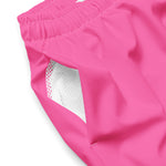 Pink Solid Swim Trunks-Coastal Cool