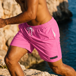 Pink Solid Swim Trunks-Coastal Cool-2026-V1