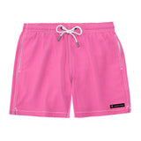 Pink Solid Swim Trunks-Coastal Cool