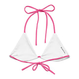 Pink String Bikini Top-Coastal Cool