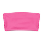 Pink Tube Bikini Top-Coastal Cool