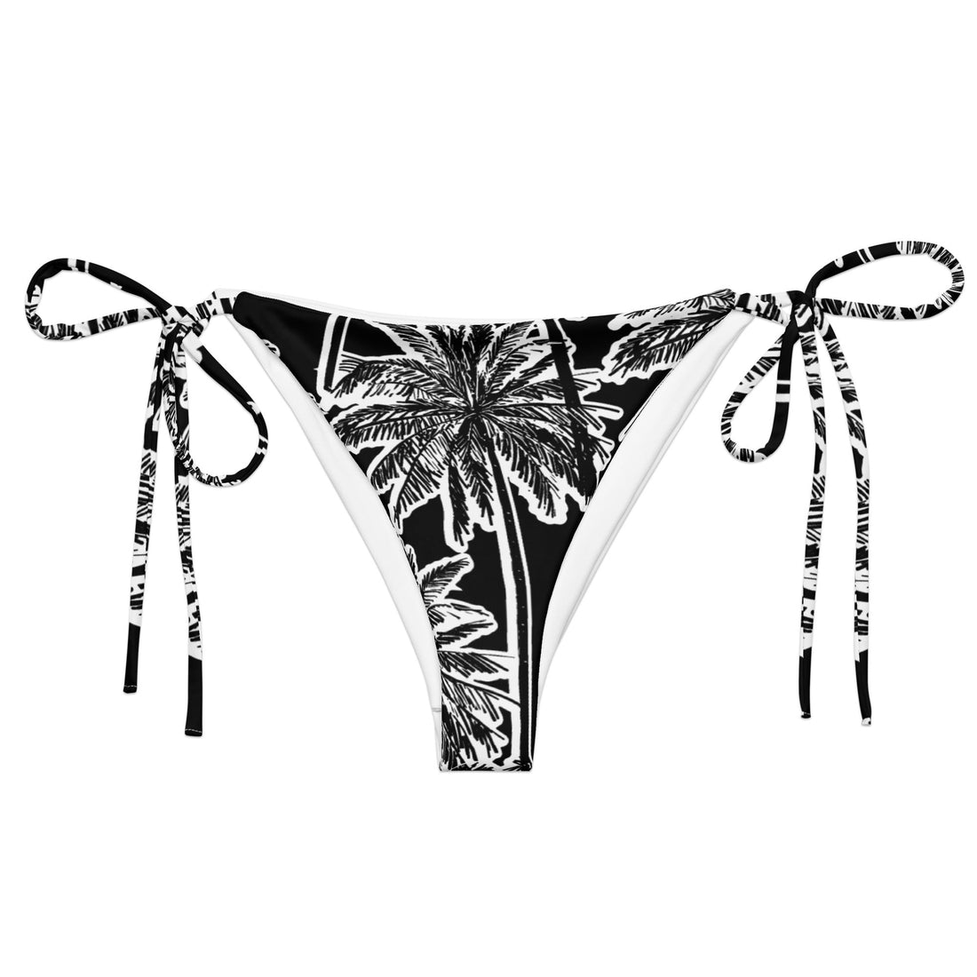 Punaluʻu String Bikini Bottom-Coastal Cool-Recycled Swimsuits and Beachwear