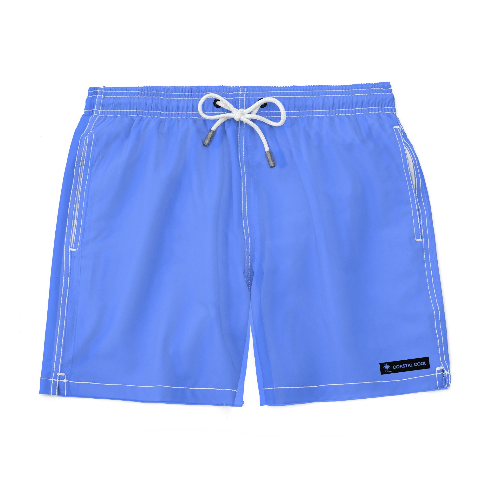 Purple Solid Swim Trunks-Coastal Cool-2026-V1