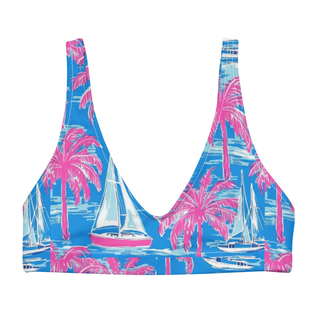 Sailors Paradise Bikini Top-Coastal Cool