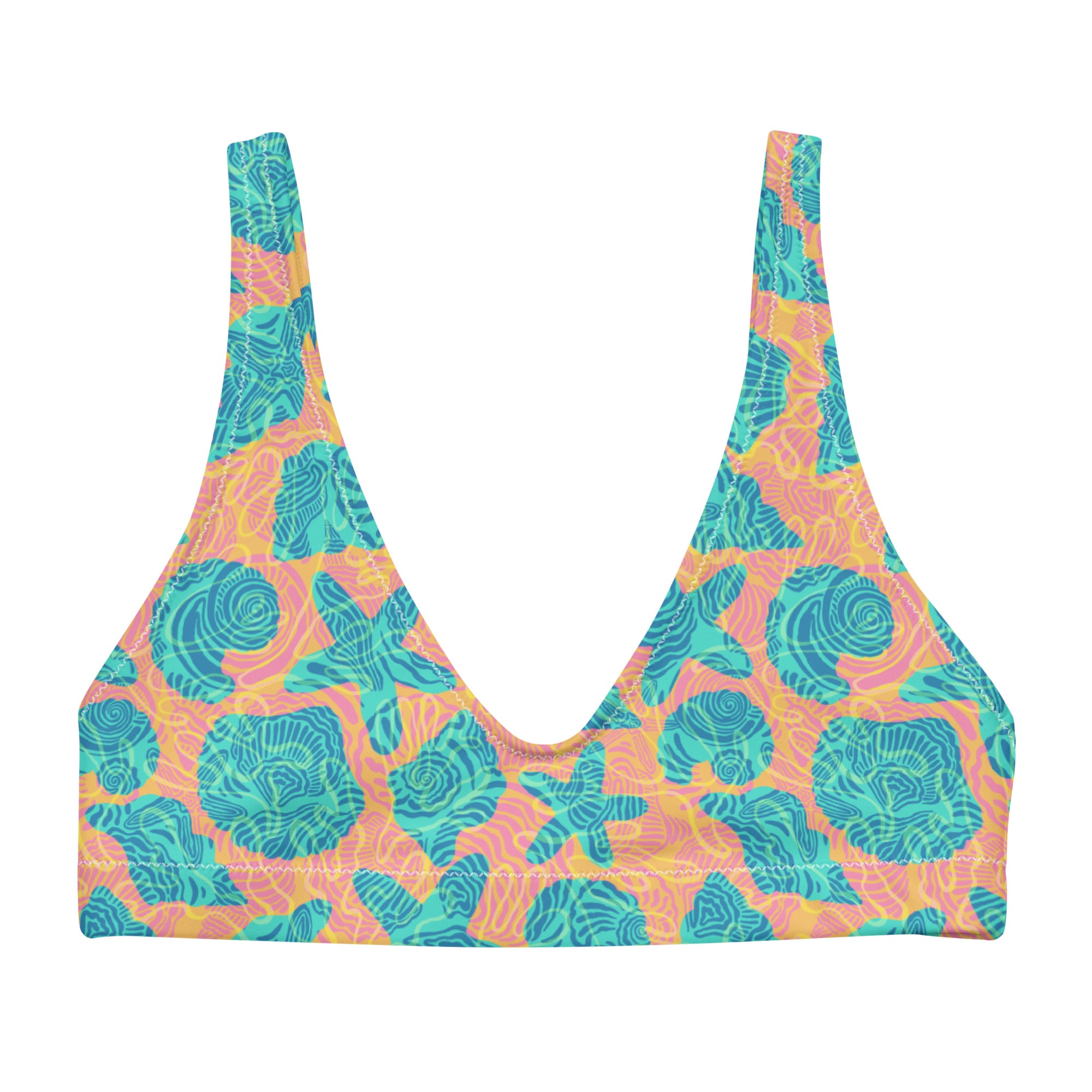 Sandbar Bikini Top-Coastal Cool