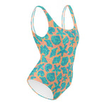 Sandbar One-Piece Swimsuit-Coastal Cool