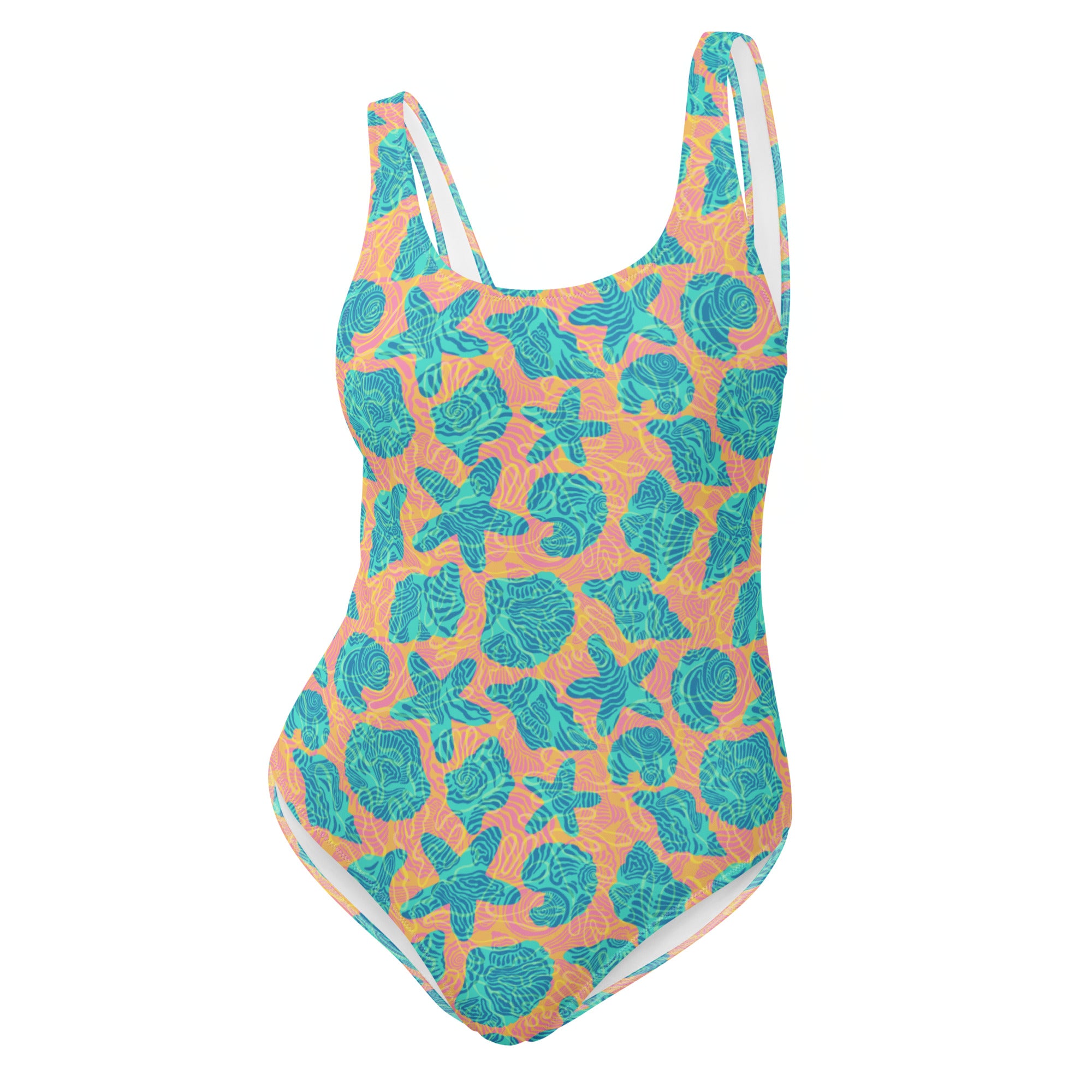 Sandbar One-Piece Swimsuit-Coastal Cool
