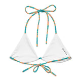 Sandbar String Bikini Top-Coastal Cool
