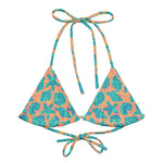 Sandbar String Bikini Top-Coastal Cool