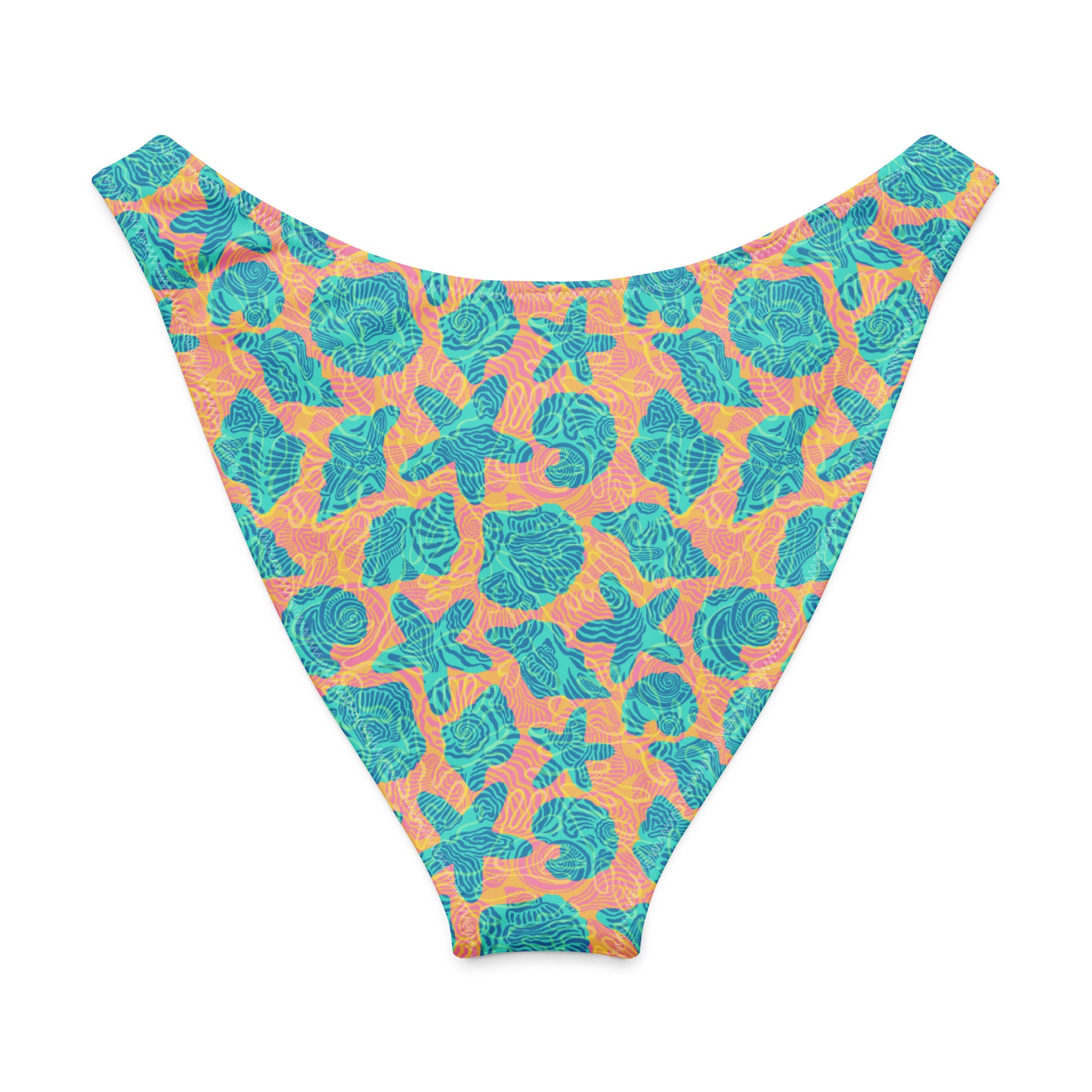 Sandbar V-Waist Bikini Bottom-Coastal Cool