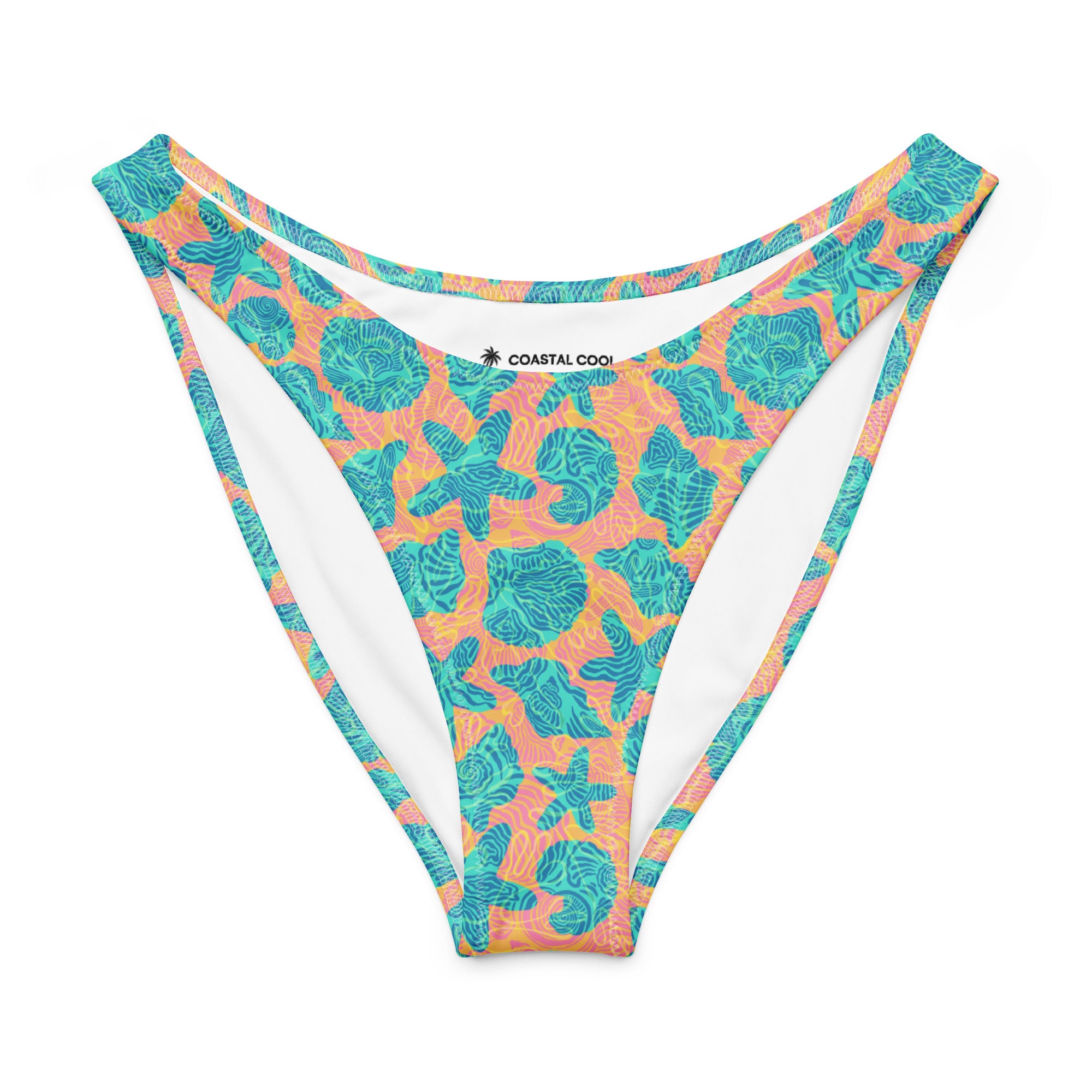 Sandbar V-Waist Bikini Bottom-Coastal Cool