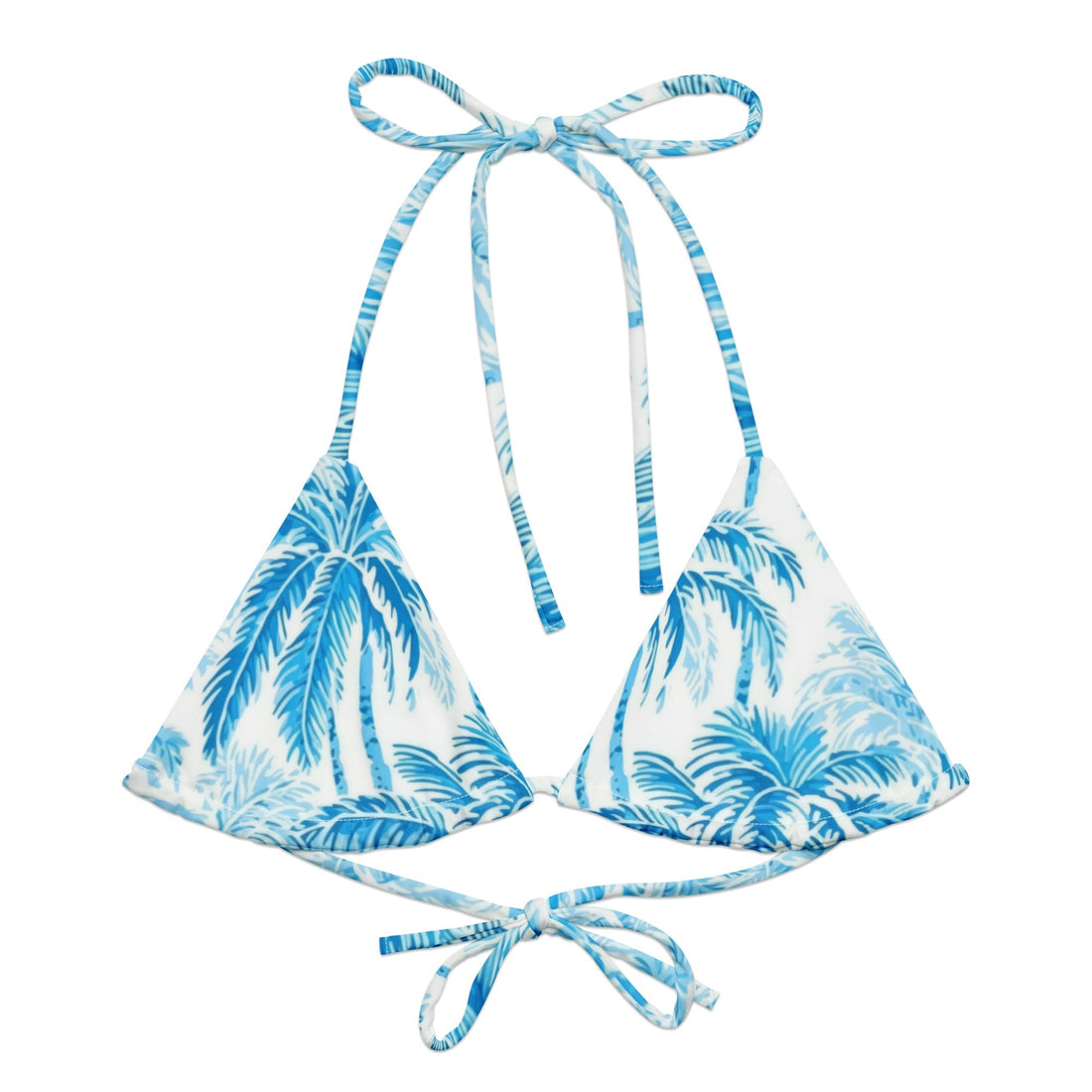 Seaside String Bikini Top-Coastal Cool-Recycled Swimsuits and Beachwear