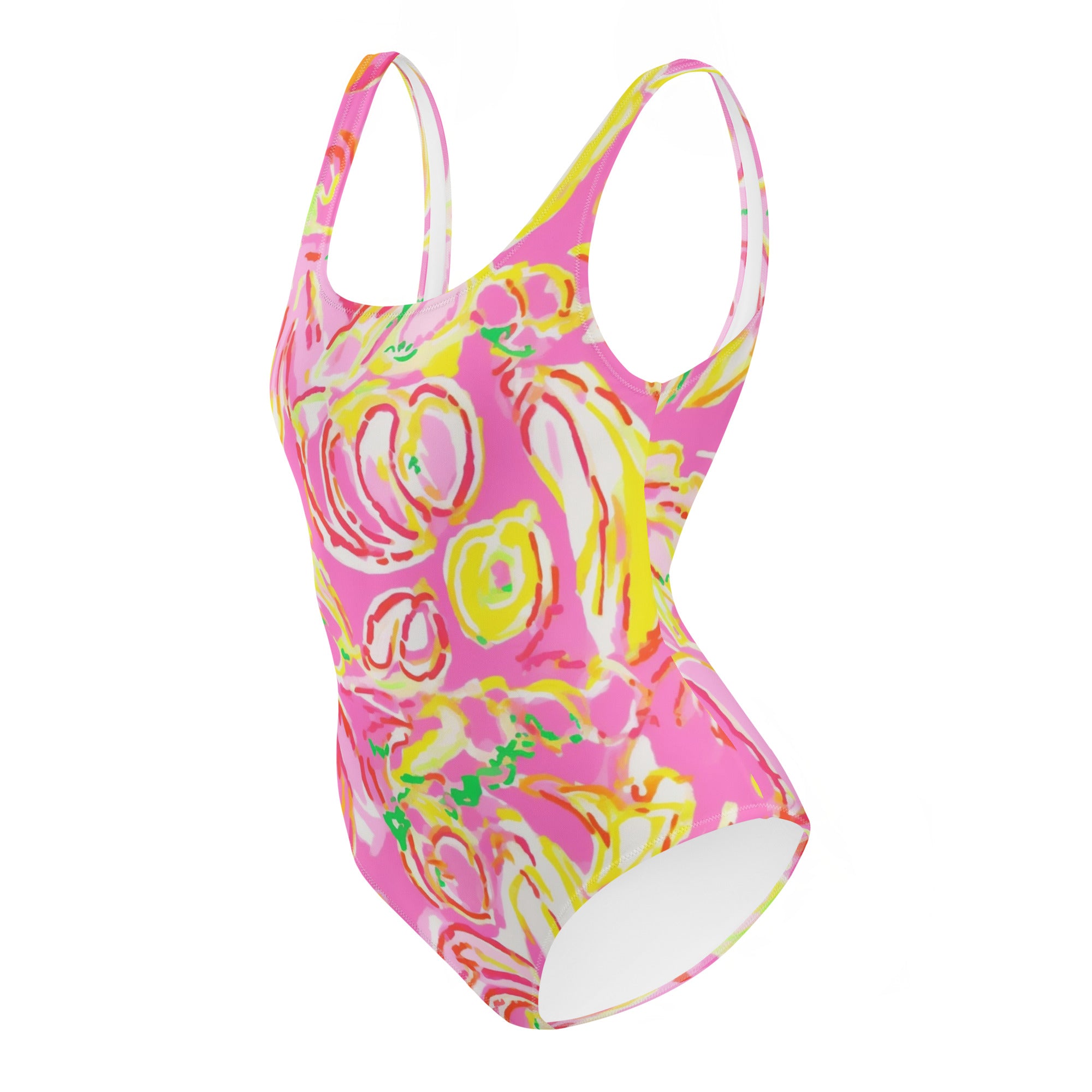 Siesta Key One-Piece Swimsuit-Coastal Cool