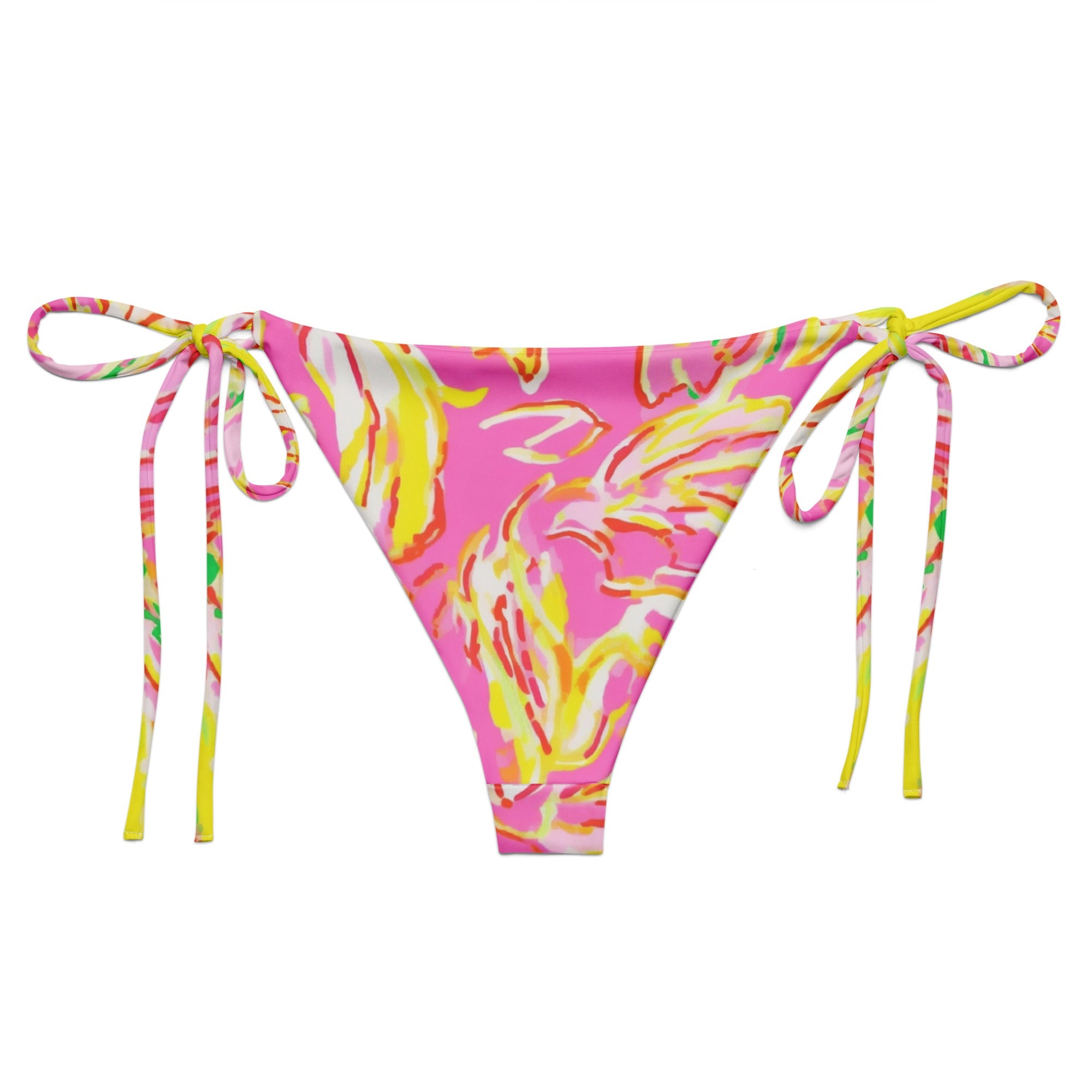 Siesta Key String Bikini Bottom-Coastal Cool