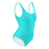 Solid Reef One-Piece Swimsuit-Coastal Cool