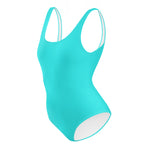 Solid Reef One-Piece Swimsuit-Coastal Cool